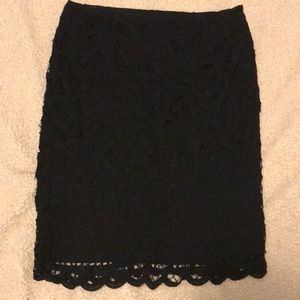 Lace Pencil Skirt